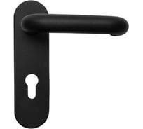 Ручка на планке Trodos "1919/1" противопожарная, нержавеющая сталь черный 204342