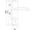 Ручка на планке Trodos "AL106/85-M" алюминий, хром 204484 2