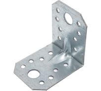 Уголок крепежный ЖЕСТЬ усиленный, 2 мм, 65x65x53 мм, этикетка УТ-00011111