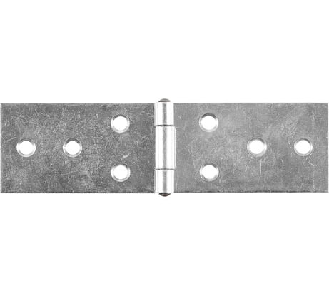 Широкая французская петля VORMANN 120х33х1,4 мм, оцинкованная, латунный штифт 00505 120 Z