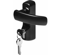 Внешняя нажимная ручка DOORLOCK V PD700/H1 серия Variant, черная, с цилиндром 75499