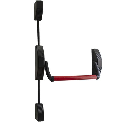 Комплект механизма антипаники DOORLOCK V PD700RP/FR серия Variant, черный, балка красная накладной для пассивной створки 77005