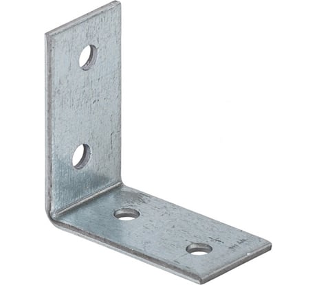 Крепежный уголок VORMANN 40х40х20х2 мм, оцинкованный 70 903 000