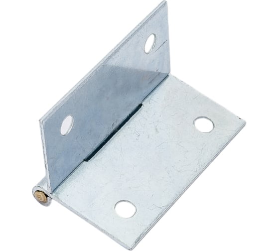 Прямая петля VORMANN 40х40х0,9 мм, оцинкованная, латунный штифт 00503 040 Z
