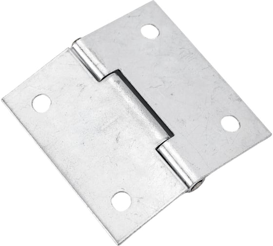 Прямая петля VORMANN 40х40х0,9 мм, оцинкованная, латунный штифт 00503 040 Z