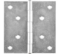 Прямая петля VORMANN 100х100х1,6 мм, оцинкованная, латунный штифт 00503 100 Z