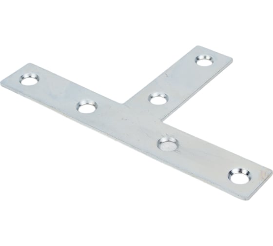 Плоский Т-образный уголок VORMANN 120/54х19х1,5 мм, оцинкованный 00189 125 Z