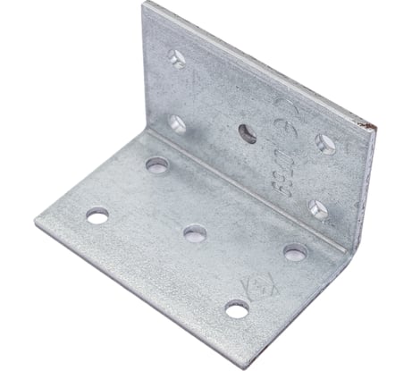 Крепежный уголок VORMANN 40х40х60х2,5 мм, оцинкованный 70 934 000