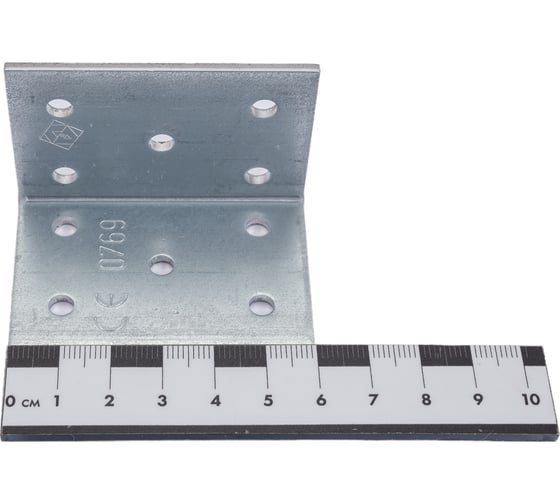 Крепежный уголок VORMANN 40х40х60х2,5 мм, оцинкованный 70 934 000