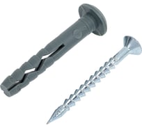 Дюбель-гвоздь STEELREX грибовидный бортик, 6x40 мм, коробка 200 шт. 0406006040B100020008