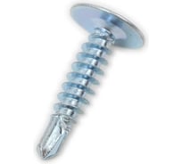 Саморез полусфера с прессшайбой STEELREX сверло, цинк, 4,2x13 мм, коробка 1500 шт. 0115042013B100150008