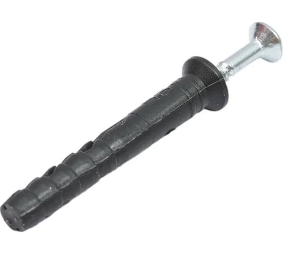 Дюбель-гвоздь STEELREX потайной бортик, 6x80 мм, коробка 100 шт. 0405006080B100010008