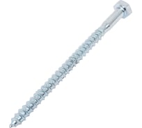 Шуруп для крепления лаг и реек STEELREX цинк, 8x120 мм, коробка 60 шт. 0127008120B100006008