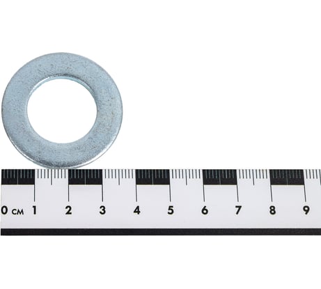 Шайба STEELREX DIN 125, простая, цинк, М20, упаковка 1 кг 0228020000PP00000112