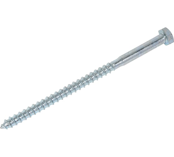 Шуруп для крепления лаг и реек STEELREX цинк, 8x140 мм, коробка 60 шт. 0127008140B100006008 1