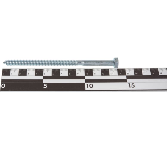 Шуруп для крепления лаг и реек STEELREX цинк, 8x140 мм, коробка 60 шт. 0127008140B100006008