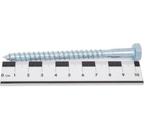 Шуруп для крепления лаг и реек STEELREX цинк, 8x100 мм, коробка 80 шт. 0127008100B100008008