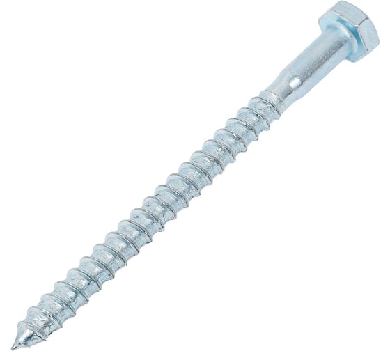 Шуруп для крепления лаг и реек STEELREX цинк, 8x100 мм, коробка 80 шт. 0127008100B100008008