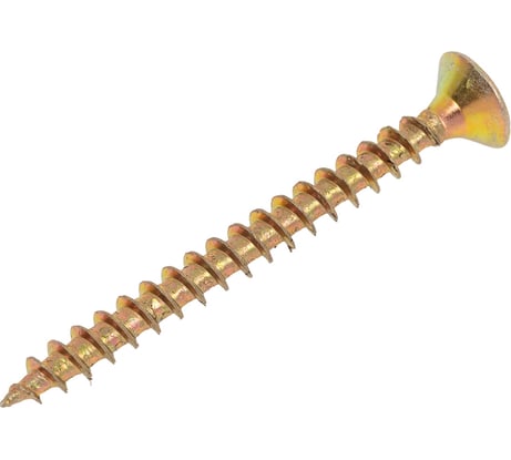 Саморез универсальный STEELREX потайн., шлиц Pz, желтый цинк, 5,0x50 мм, коробка 400 шт. 0125050050B100040008