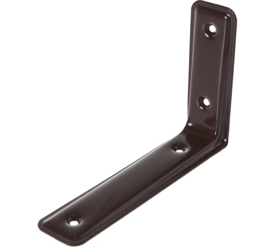 Кронштейн VORMANN 3-F 160х105х40 мм, оцинкованный, цвет: коричневый, 00165 160 B