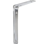 Консоль VORMANN 3-F 235х160х40 мм, оцинкованный, цвет: хром, 65 кг 00165 235 C