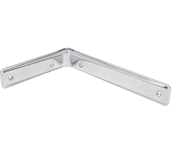 Кронштейн VORMANN 3-F 235х160х40 мм, оцинкованный, цвет: хром, 00165 235 C
