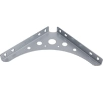 Кронштейн VORMANN Delta-Line 200х200х24 мм, оцинкованный, цвет: белый алюминий, 00146 200 WA