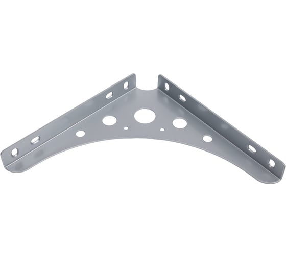 Кронштейн VORMANN Delta-Line 200х200х24 мм, оцинкованный, цвет: белый алюминий, 00146 200 WA 1