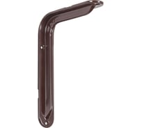 Кронштейн VORMANN Format 120х83х31 мм, оцинкованный, цвет: коричневый, 00155 120 B