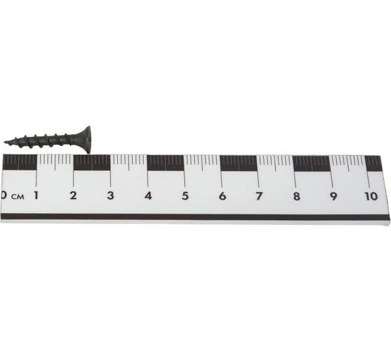 Саморез для ГКЛ STEELREX крупная резьба, оксид, 3,5x25 мм, коробка 1 кг 0104035025B100000108