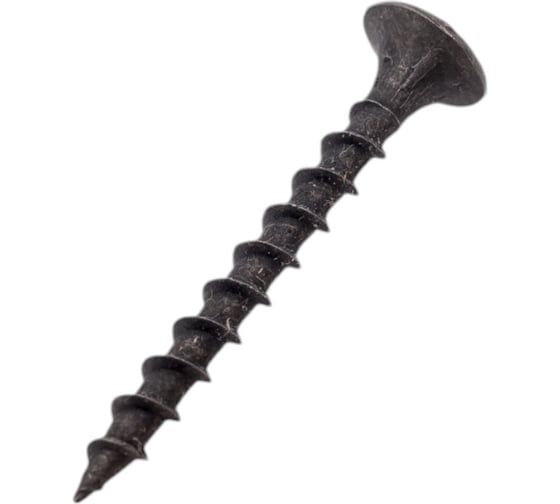 Саморез для ГКЛ STEELREX крупная резьба, оксид, 3,5x35 мм, коробка 1 кг 0104035035B100000108 1