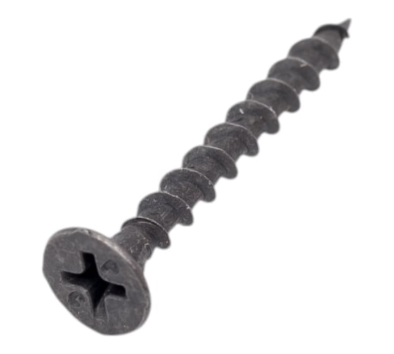 Саморез для ГКЛ STEELREX крупная резьба, оксид, 3,5x35 мм, коробка 1 кг 0104035035B100000108