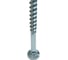 Евро-винт по дереву HIMTEX fix белый цинк, Torx 25 5x60 (200 шт.) 05060EUR 2