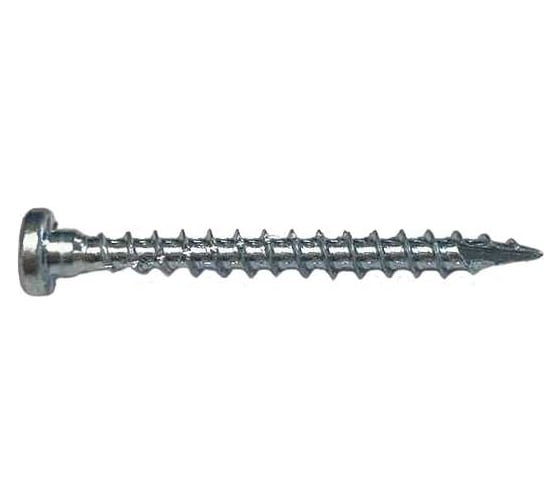 Евро-винт по дереву HIMTEX fix белый цинк, Torx 25 5x50 (200 шт.) 05050EUR
