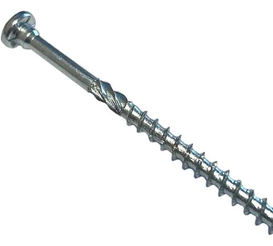 Евро-винт по дереву HIMTEX fix белый цинк, Torx 25 5x90 (200 шт.) 05090EUR 1