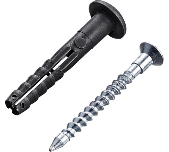 Дюбель-гвоздь полипр. гриб. Tech-Krep 6x40 (100 шт) - пакет ECOPLAST 153688