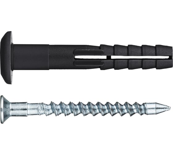 Дюбель-гвоздь полипр. гриб. Tech-Krep 6x40 (100 шт) - пакет ECOPLAST 153688