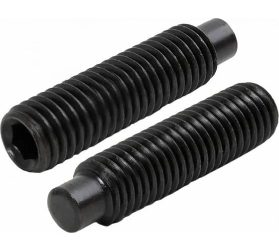 Установочный винт ЦКИ DIN915, М10x55 мм, 45H ОКС, HEX 5.0, 10 шт. 56266 1