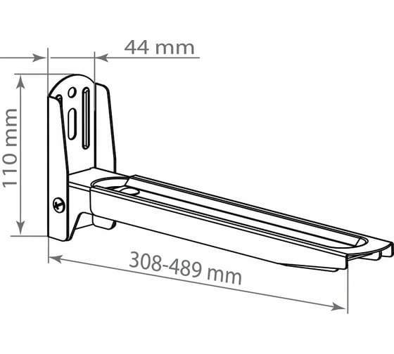 Кронштейн для СВЧ печей Kromax MICRO 6b black 26032