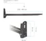 Кронштейн для СВЧ печей Kromax MICRO 6b black 26032 5