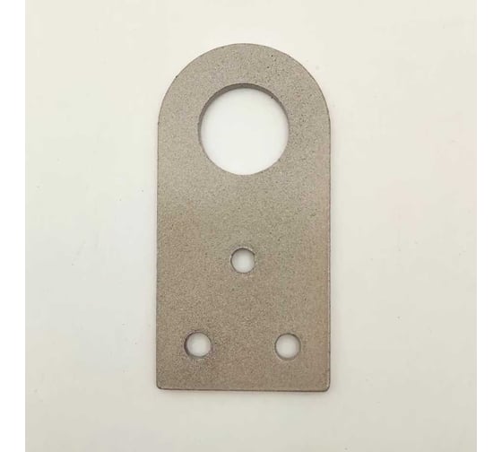 Проушина прямая GVK 40x80 мм серый металлик Проуш_прям_40х80\сермет 1