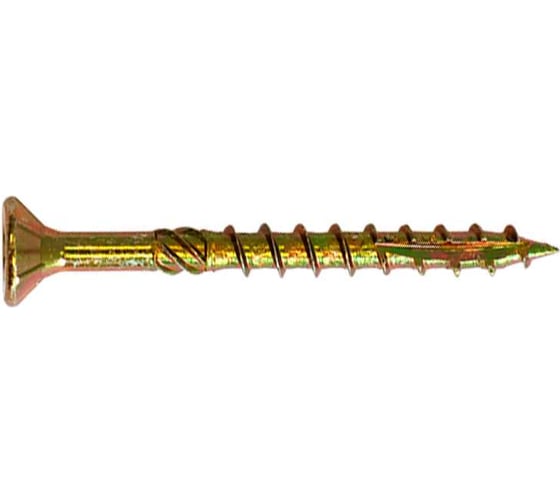 Саморез по дереву желтый HIMTEX пот. Torx 30 6x50 (200 шт.) 06050Fh 1