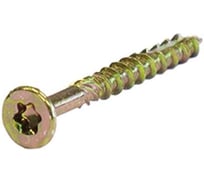 Саморез по дереву желтый HIMTEX пот. Torx 50 10x80 (50 шт.) 10080Fh