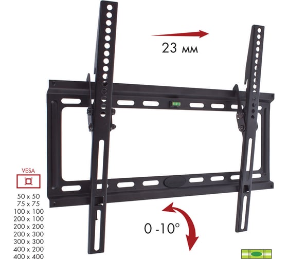 TV кронштейн Kromax IDEAL 4 black 26004