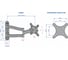 TV кронштейн Kromax TECHNO 1 grey 20062 3