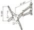 TV кронштейн Kromax TECHNO 5 grey 20075 4