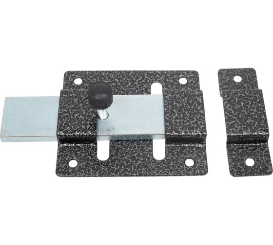 Накладная задвижка Tech-Krep ЗЩ 30 115х75 плоский ригель L121 серебро 148368