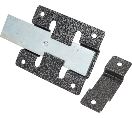 Накладная задвижка Tech-Krep ЗЩ 30 115х75 плоский ригель L121 серебро 148368