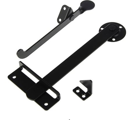 Защелка калитки Tech-Krep/Zitar L230 матовый черный 148401