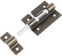 Накладная задвижка Tech-Krep ЗД 1 115х62 круглый ригель D14мм, L145мм бронза 145192